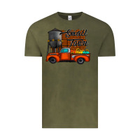 Vintage Olive small town fall Vintage Tee - CowhideDigitalArt