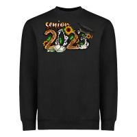 Black senior 2023 Heavyweight Sweatshirt - CowhideDigitalArt