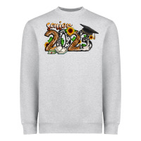Heather Grey senior 2023 Heavyweight Sweatshirt - CowhideDigitalArt