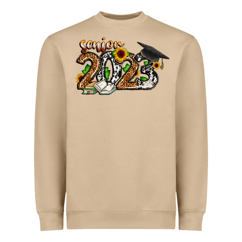 Senior 2023 Heavyweight Sweatshirt by CowhideDigitalArt | Teevron