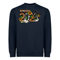 Navy senior 2023 Heavyweight Sweatshirt - CowhideDigitalArt