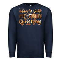 Navy have a very melanin christmas Premium Sweatshirt - MaliasSmallBusiness