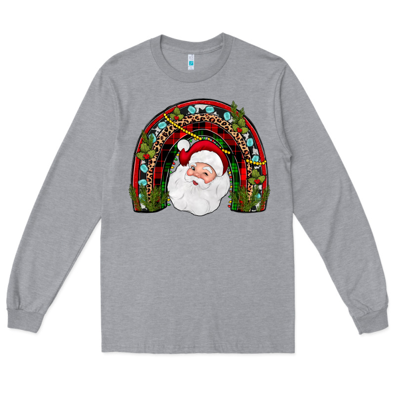 Santa Rainbow Long Sleeve Tee by JahusDesignShop | Teevron