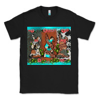 Black easter bunny's leopard cowhide cactus Classic Tee - JahusDesignShop