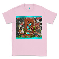 Bubblegum Pink easter bunny's leopard cowhide cactus Classic Tee - JahusDesignShop