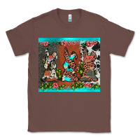 Chestnut easter bunny's leopard cowhide cactus Classic Tee - JahusDesignShop