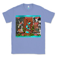 Colony Blue easter bunny's leopard cowhide cactus Classic Tee - JahusDesignShop