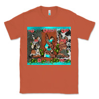 Copper easter bunny's leopard cowhide cactus Classic Tee - JahusDesignShop