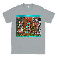 Heather Grey easter bunny's leopard cowhide cactus Classic Tee - JahusDesignShop