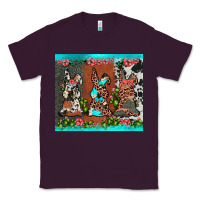 Plum easter bunny's leopard cowhide cactus Classic Tee - JahusDesignShop