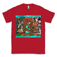 Red easter bunny's leopard cowhide cactus Classic Tee - JahusDesignShop