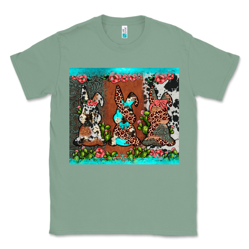 Easter Bunny's Leopard Cowhide Cactus Classic Tee by JahusDesignShop | Teevron