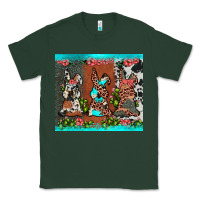 Sports Green easter bunny's leopard cowhide cactus Classic Tee - JahusDesignShop