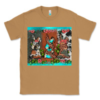 Toasted Coconut easter bunny's leopard cowhide cactus Classic Tee - JahusDesignShop