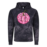 Pink Pumpkin With Breast Cancer Ribbons Vintage Hoodie | Teevron