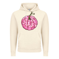 Vintage Artic pink pumpkin with breast cancer ribbons Vintage Hoodie - RanaPortraitStore
