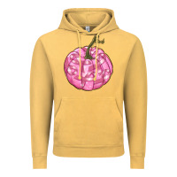 Vintage Mustard pink pumpkin with breast cancer ribbons Vintage Hoodie - RanaPortraitStore