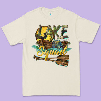 Lake Squad Premium Tee Designed By Barkaloodesign