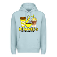 Blue Mist deafness awareness coffee cups Premium Hoodie - Artiststas