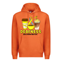 Carrot deafness awareness coffee cups Premium Hoodie - Artiststas