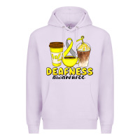 Lilac deafness awareness coffee cups Premium Hoodie - Artiststas