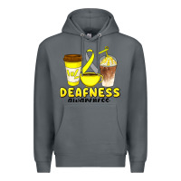 Rock deafness awareness coffee cups Premium Hoodie - Artiststas