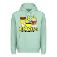 Seafoam deafness awareness coffee cups Premium Hoodie - Artiststas