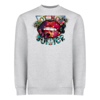 Heather Grey hot mom summer Heavyweight Sweatshirt - SublimationCraftShop