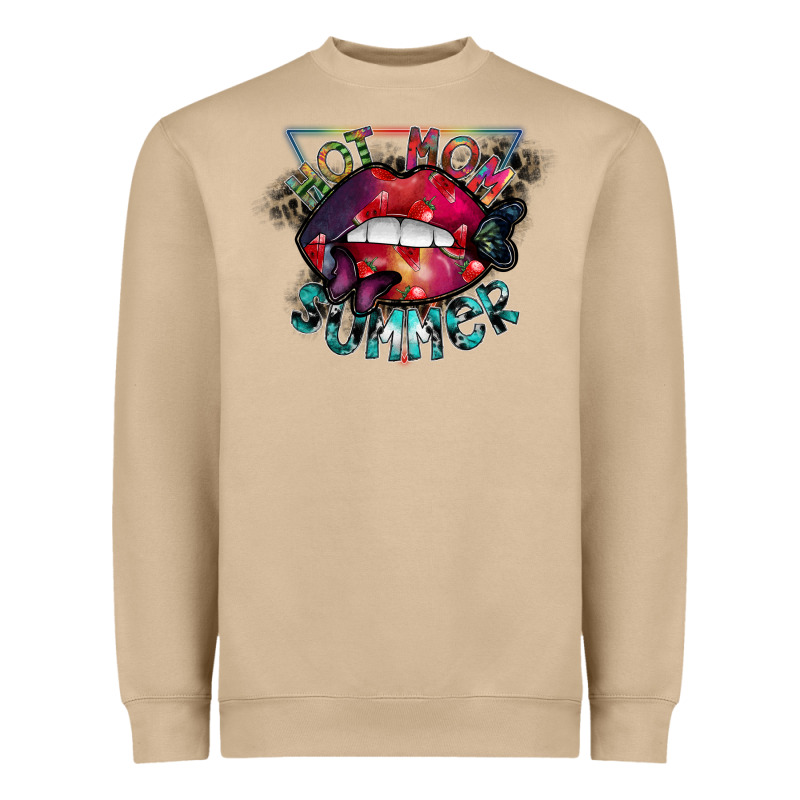 Hot Mom Summer Heavyweight Sweatshirt by SublimationCraftShop | Teevron