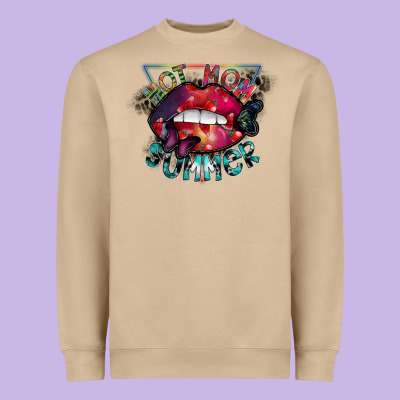 Hot Mom Summer Heavyweight Sweatshirt Designed By Sublimationcraftshop