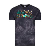 Cloud Black she is strong Vintage Tee - HRA Design Shop