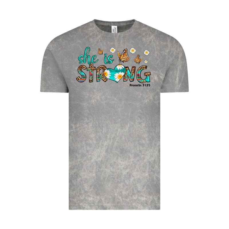 She Is Strong Vintage Tee by HRA Design Shop | Teevron
