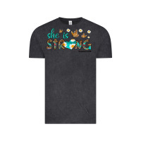 Vintage Black she is strong Vintage Tee - HRA Design Shop