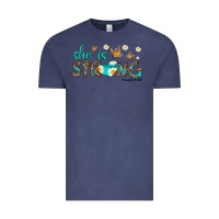 Vintage Denim she is strong Vintage Tee - HRA Design Shop