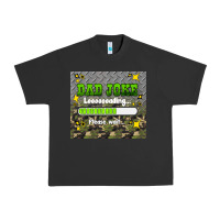 Pigment Black dad joke loading please wait Urban Heavy Tee - HRA Design Shop