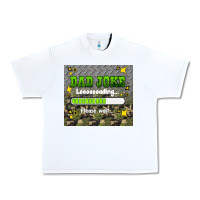 White dad joke loading please wait Urban Heavy Tee - HRA Design Shop