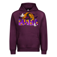 Mauve Wine Halloween Mama Urban Hoodie - texasbilliewilder