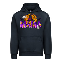 Navy Halloween Mama Urban Hoodie - texasbilliewilder