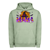 Pigment Oil Green Halloween Mama Urban Hoodie - texasbilliewilder