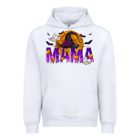 White Halloween Mama Urban Hoodie - texasbilliewilder