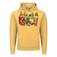 Vintage Mustard mexican gnomes coffee cups Vintage Hoodie - Zillion Design Studio