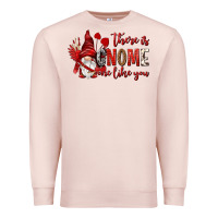 Pale Pink there is gnome one like you Premium Sweatshirt - NancyCooperArtShop
