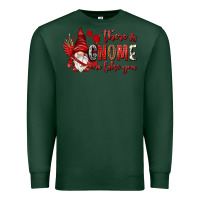 Sports Green there is gnome one like you Premium Sweatshirt - NancyCooperArtShop