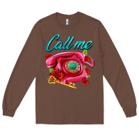 Chestnut call me roses and pink telephone Long Sleeve Tee - AdoDesignShop