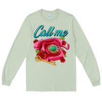 Matcha call me roses and pink telephone Long Sleeve Tee - AdoDesignShop