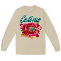 Mushroom call me roses and pink telephone Long Sleeve Tee - AdoDesignShop