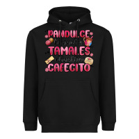 Black pandulce bunuelos tamales abuelita cafecito Heavyweight Hoodie - MaliasSmallBusiness