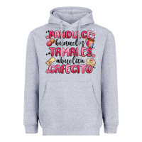 Heather Grey pandulce bunuelos tamales abuelita cafecito Heavyweight Hoodie - MaliasSmallBusiness