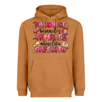Pandulce Bunuelos Tamales Abuelita Cafecito Heavyweight Hoodie | Teevron