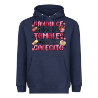 Navy pandulce bunuelos tamales abuelita cafecito Heavyweight Hoodie - MaliasSmallBusiness